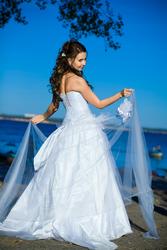 Белое свадебное платье Papilio модель Дриада